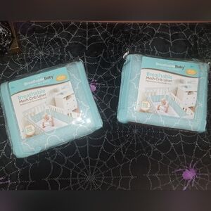 Breathable Baby Mesh Crib Liner